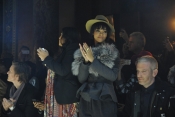 Rihanna at Lanvin Fall 2014 Fashion Show Front Row