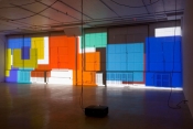The artist Paul Chan exposition at Guggenheim, New York