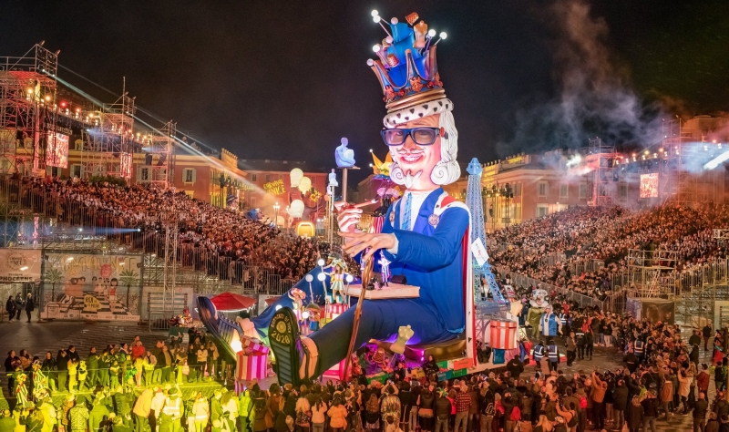 The King of Fashion Came to Carnaval de Nice 2020