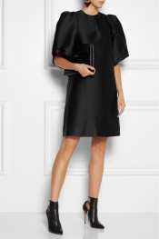 MULBERRY Structured wool-blend dress