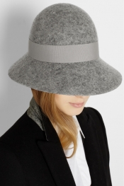 STELLA MCCARTNEY Wide-brim wool-felt hat