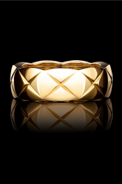 CHANEL FINE JEWELRY Small 18-karat yellow gold ring
