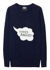 MARKUS LUPFER Totes Amaze! sequined merino wool sweater
