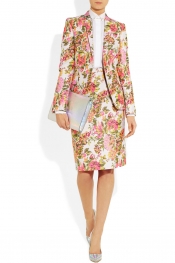 STELLA MCCARTNEY Floral jacquard jacket